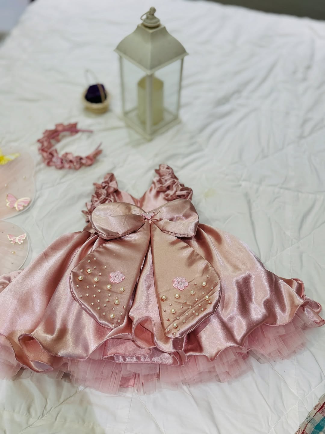 Rose Petal Princess Party Gown