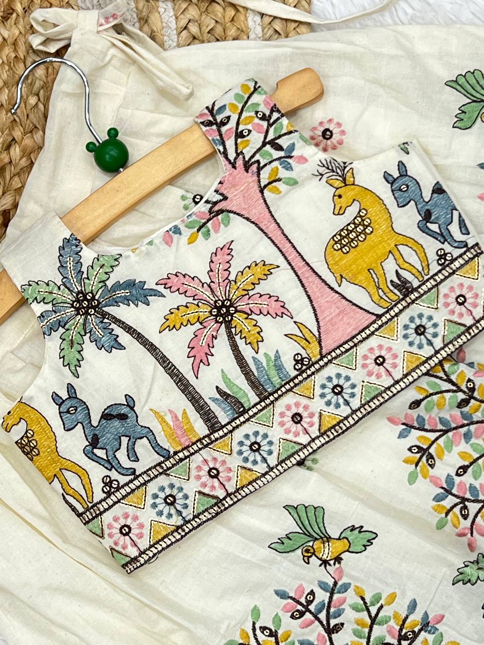 Delightful Desirable Pure Cotton Silk Lehengha Choli