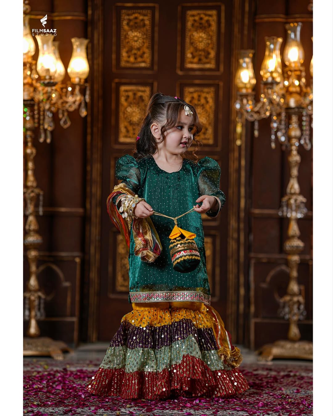 Nooray Royal Twirls Sharara Set