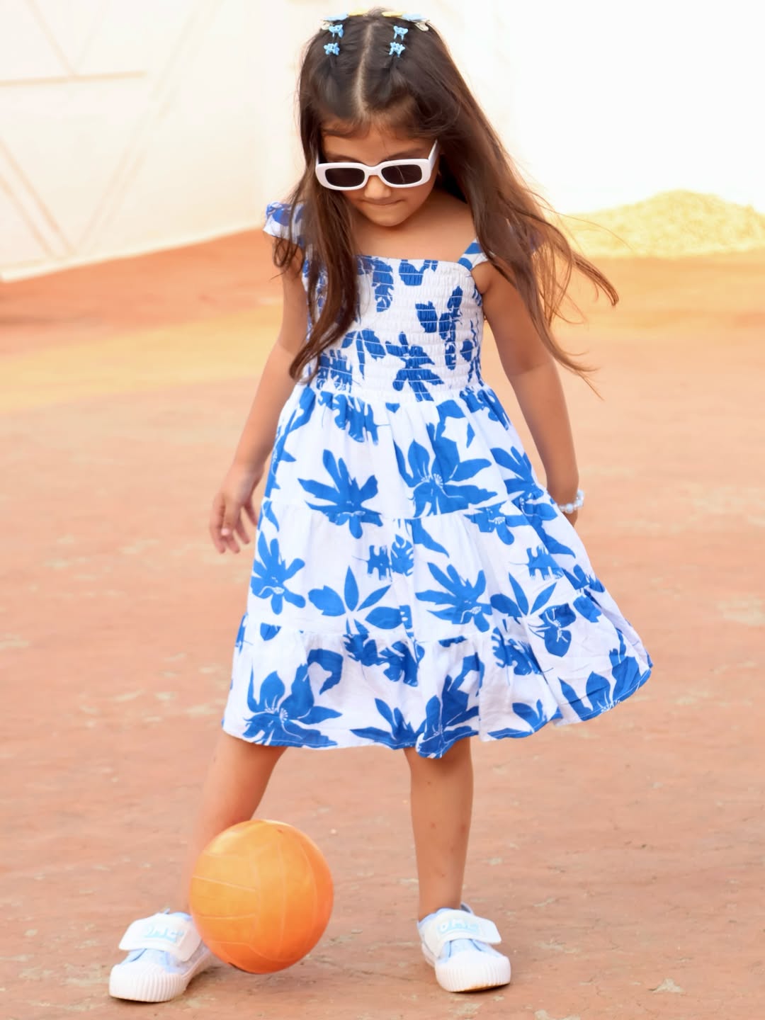 Blue Blossom Summer Dress