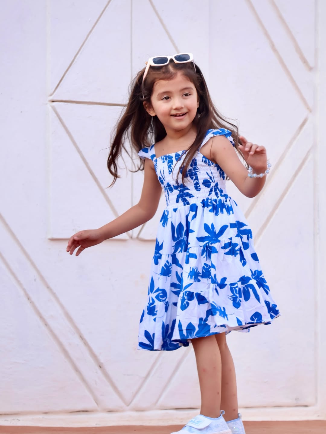 Blue Blossom Summer Dress