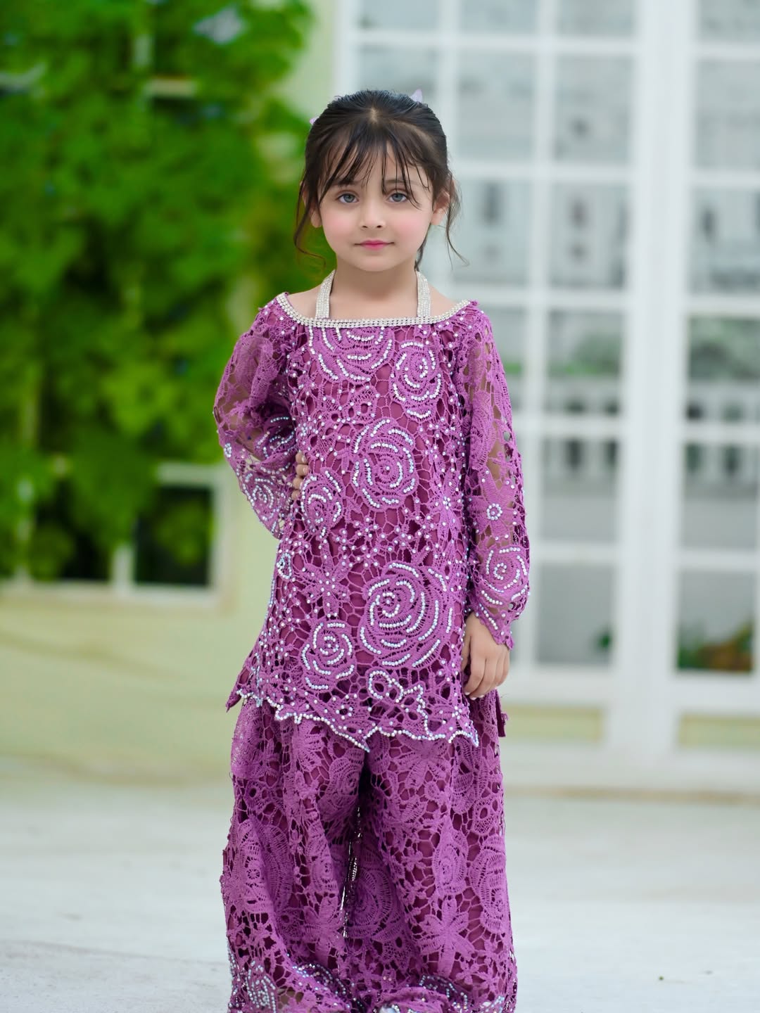 Lavender Grace Kurti Set