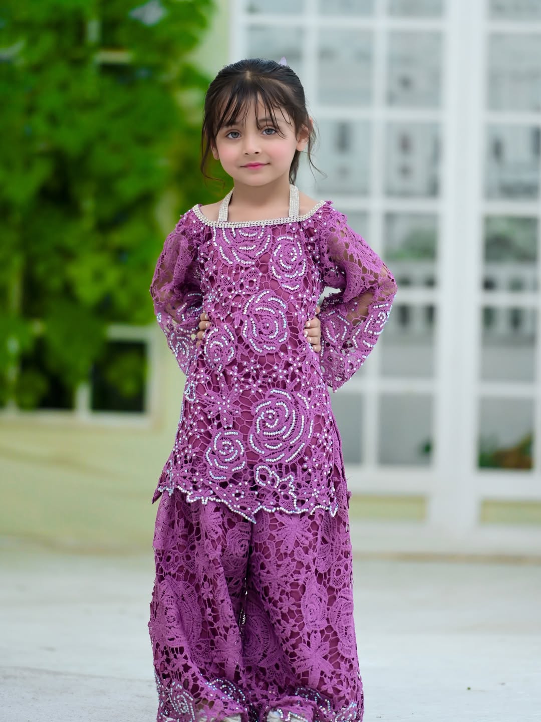 Lavender Grace Kurti Set