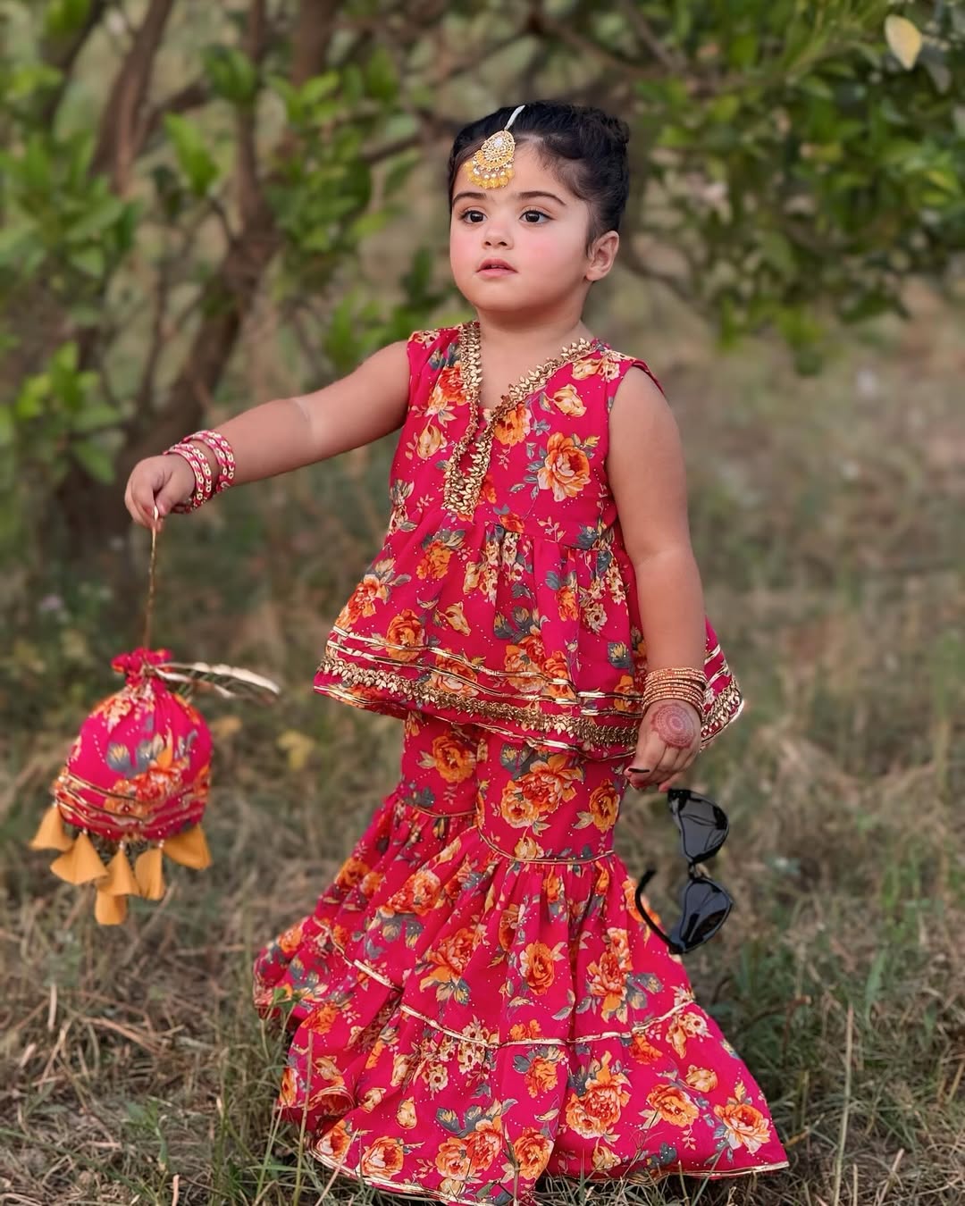 Aafreen Rani Floral Twirl Sharara