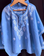 Elif Chikankari Kaftan Set