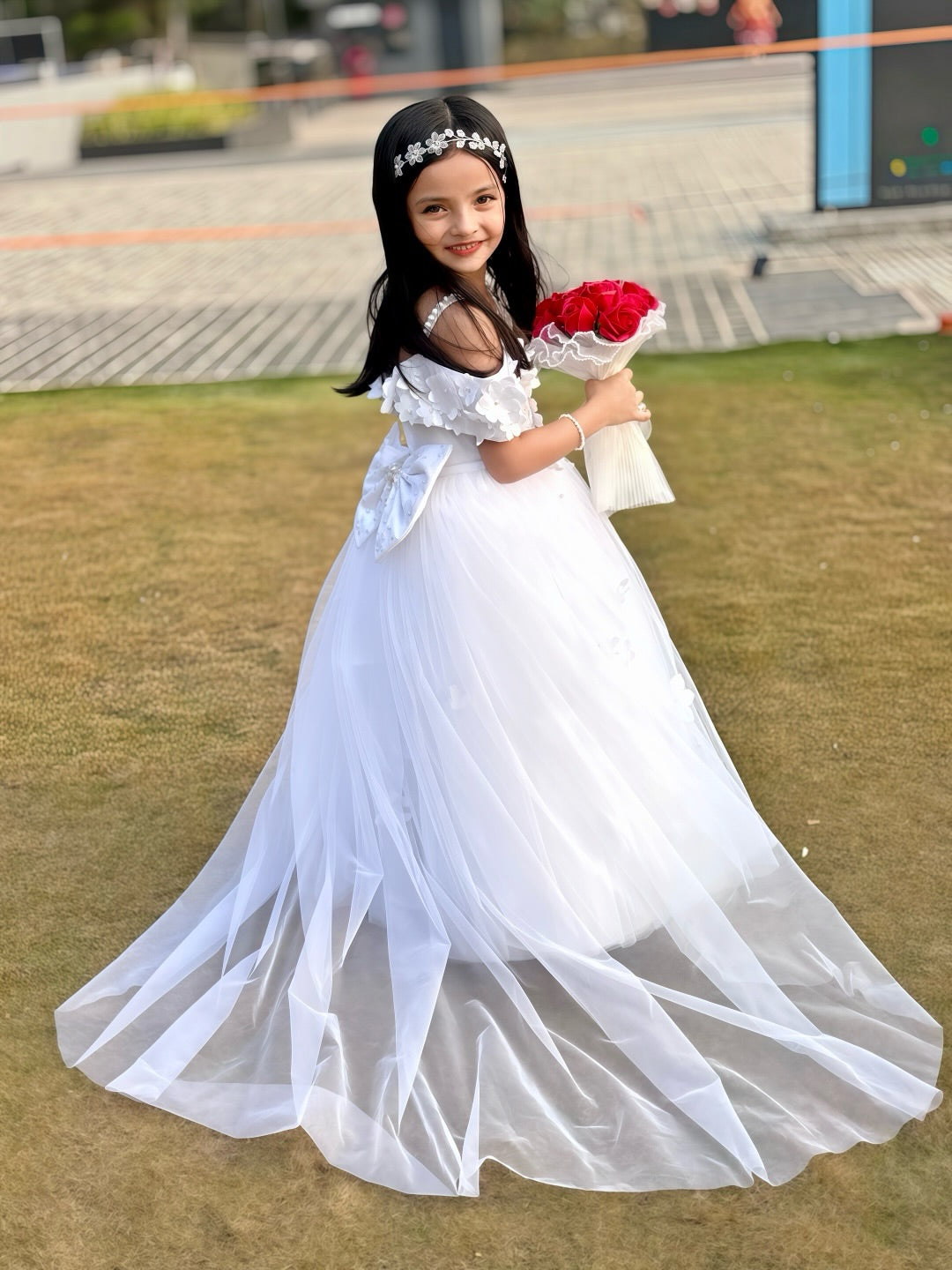 Khushi Grace Fairy Net Gown