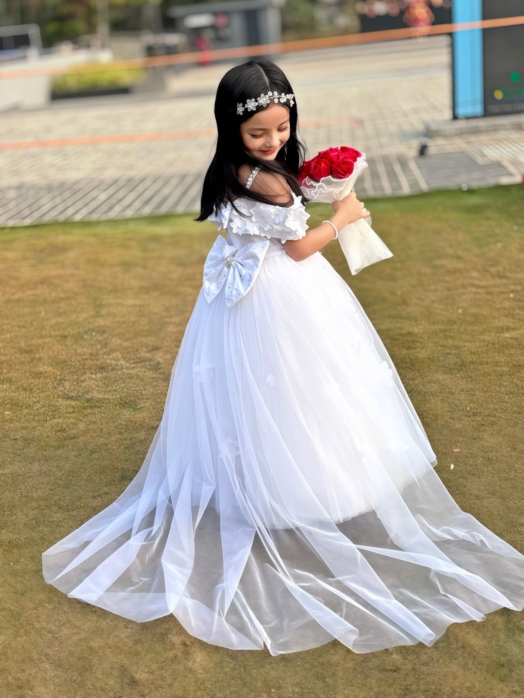 Khushi Grace Fairy Net Gown