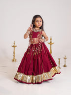 Aaradhya Maroon Royal Lehenga Choli