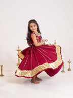 Aaradhya Maroon Royal Lehenga Choli
