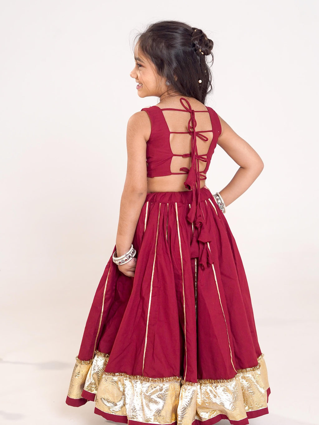 Aaradhya Maroon Royal Lehenga Choli