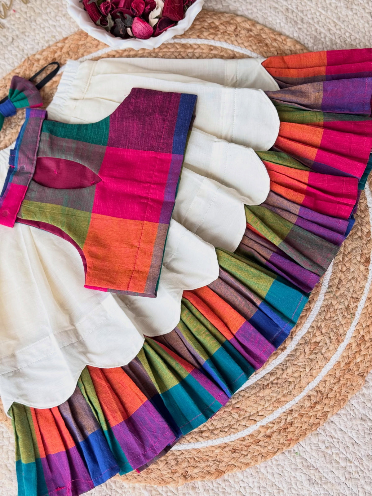 AARVI MULTICOLOUR PATCHWORK LEHENGA CHOLI