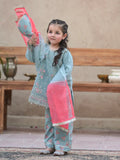 ZARA PASTEL BLUE FLORAL SUIT