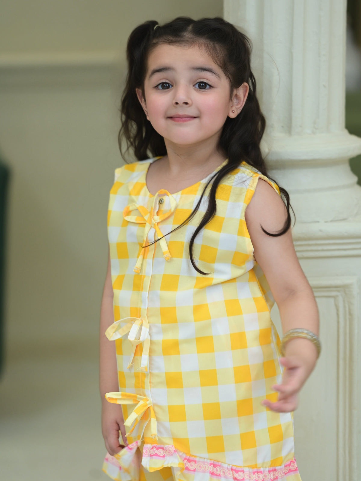 Misha Checks Cotton Co-Ord Set