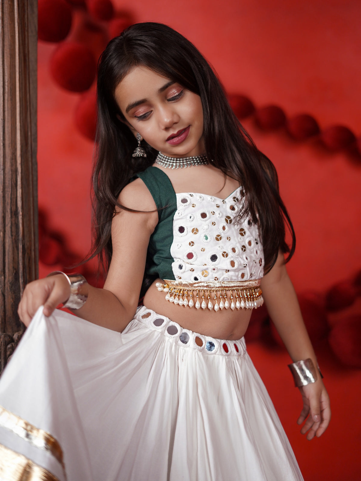 Ziya Royal Mirror Work Lehenga Choli