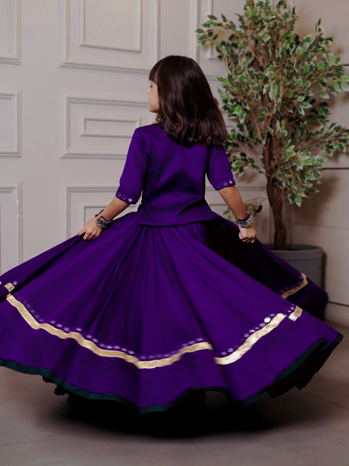 Zehra Royal Black & Gold Designer Lehenga Choli