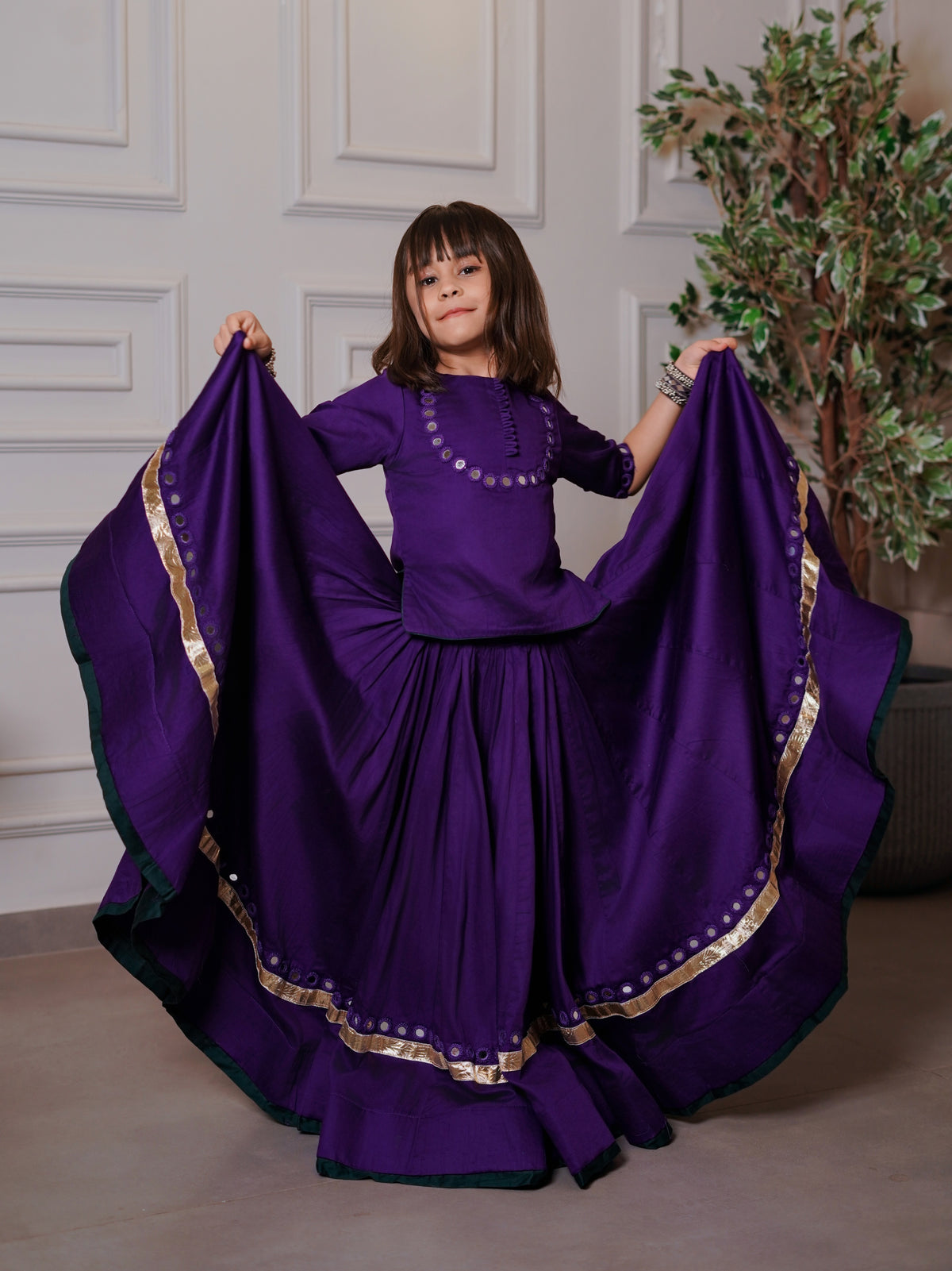 Zehra Royal Black & Gold Designer Lehenga Choli