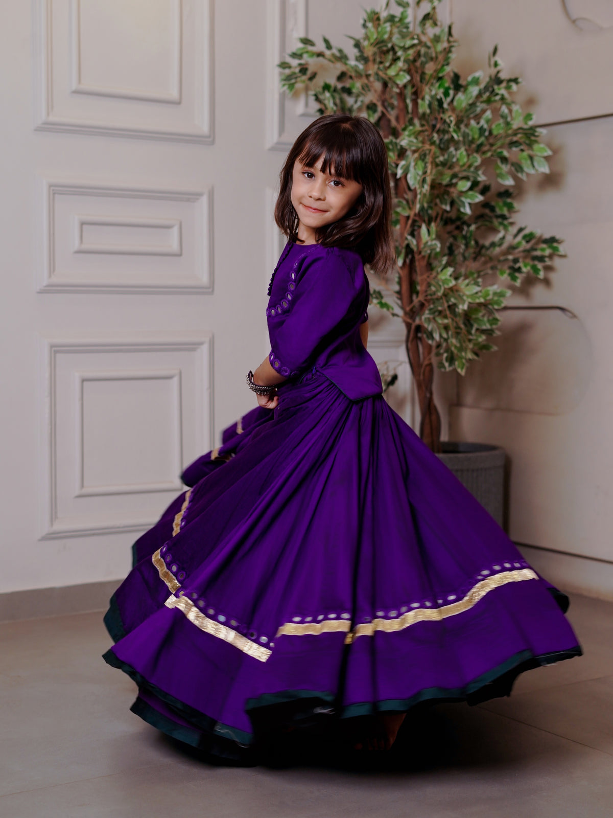 Zehra Royal Black & Gold Designer Lehenga Choli