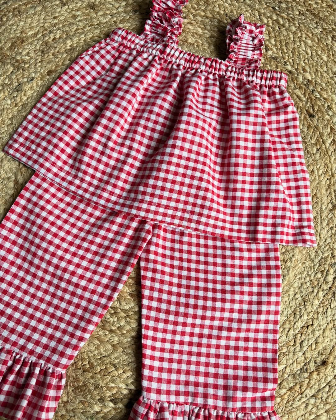 Cherry Picnic Gingham Co-Ord Set