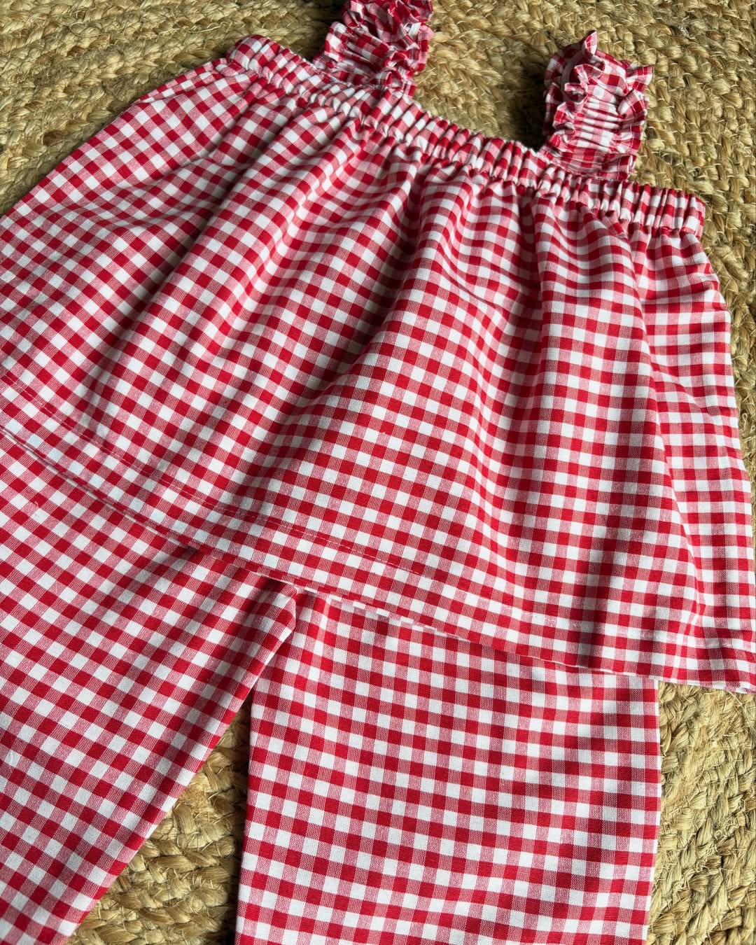Cherry Picnic Gingham Co-Ord Set