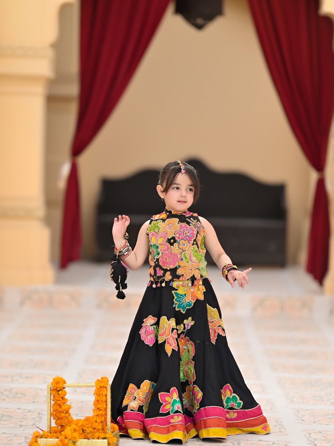 Qehlani Royal Ethnic Flare Lehenga Set