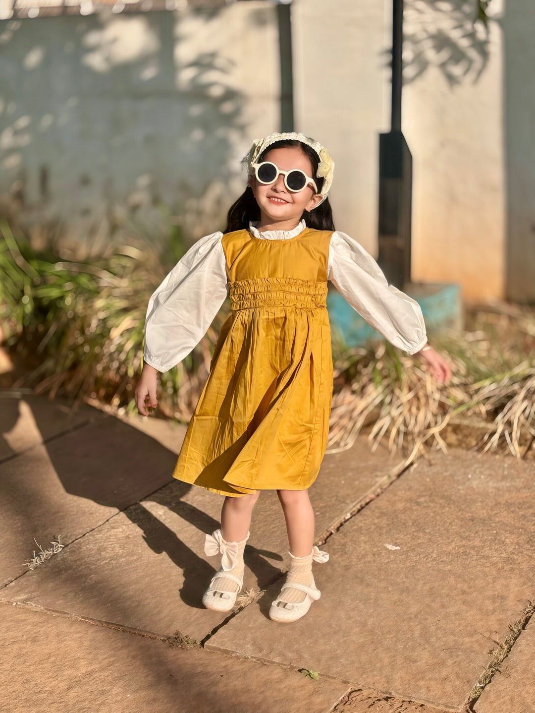 Little Stars Golden Bloom Premium One Piece