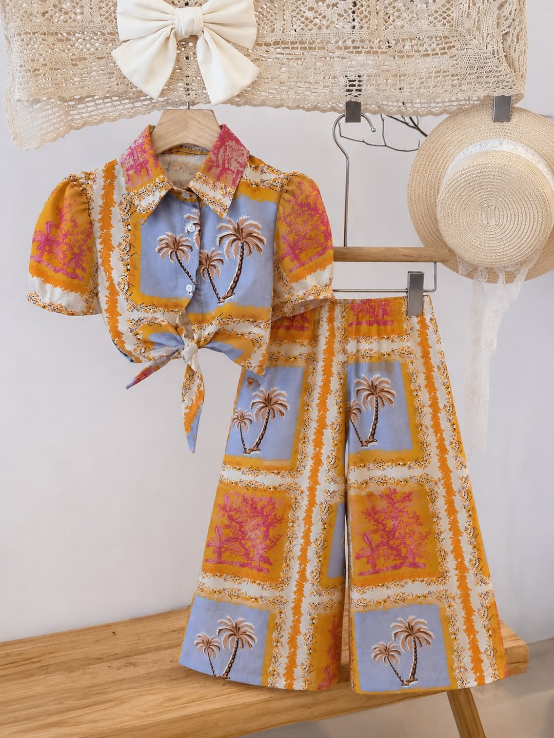 Sunshine Postcard Printed Co-Ord Set