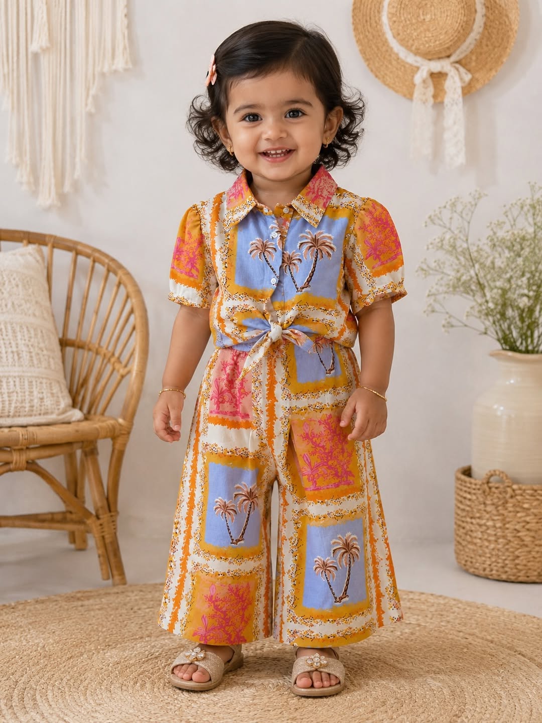 Sunshine Postcard Printed Co-Ord Set