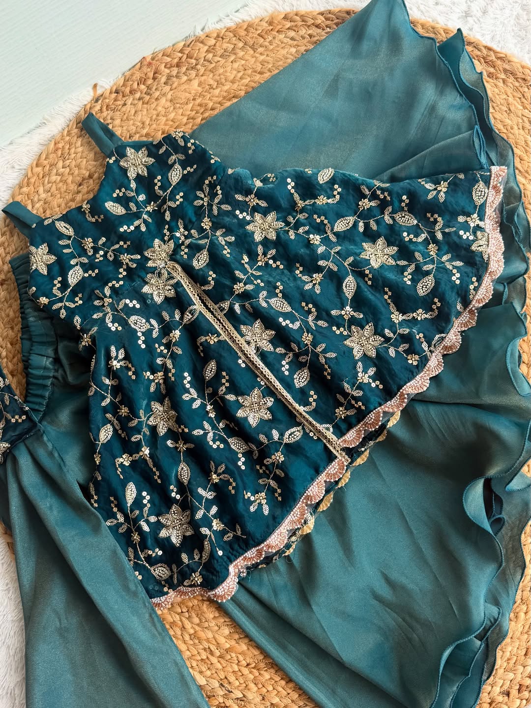 Zivara Sparkle Charm Sharara Set