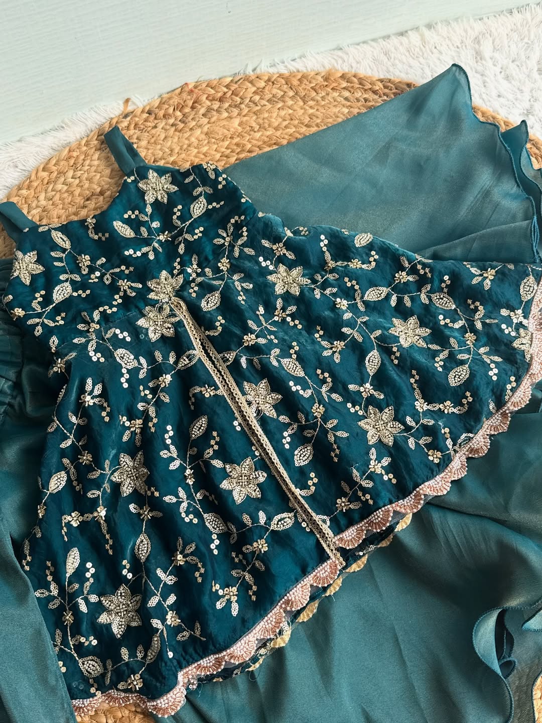 Zivara Sparkle Charm Sharara Set