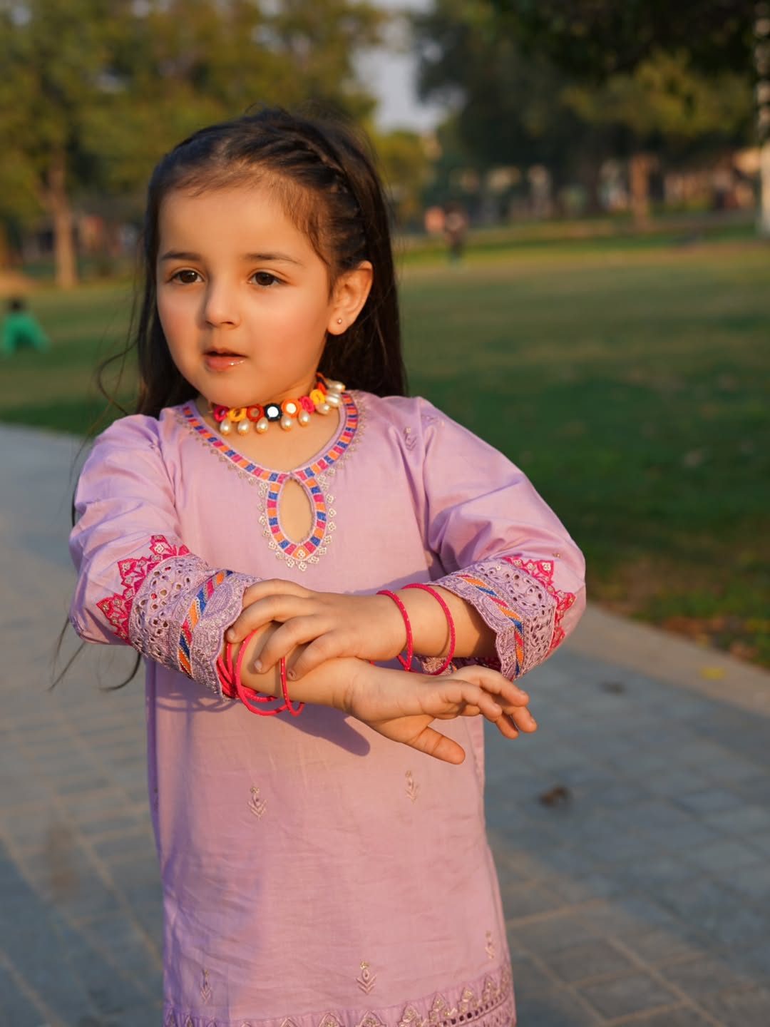 Nyra Lavender Charm Sharara Set