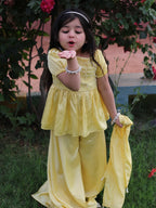 Alaya Sunshine Pearl Sharara Set