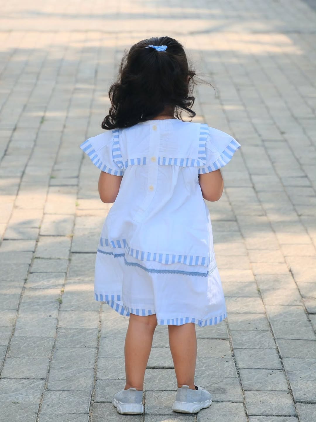 Ava White Angel Dress