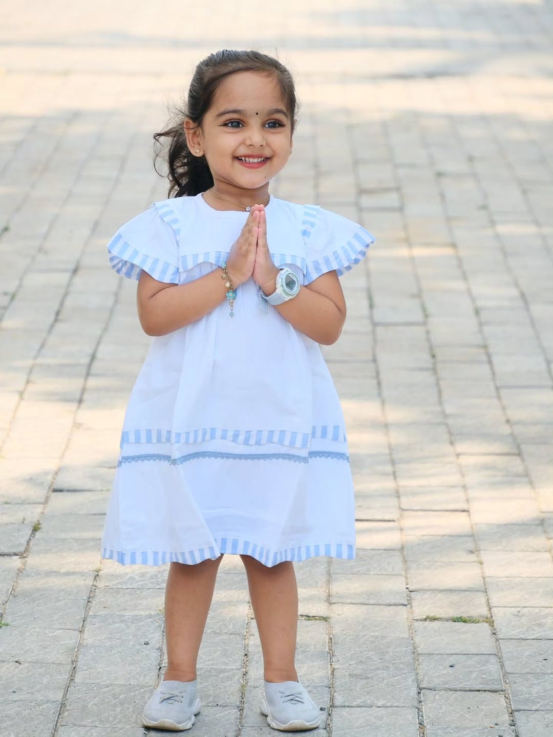 Ava White Angel Dress