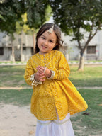 Meher Noor Mustard Bloom Set