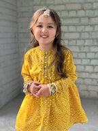 Meher Noor Mustard Bloom Set