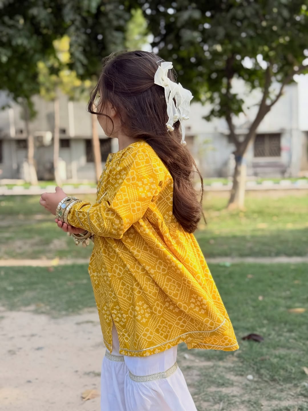 Meher Noor Mustard Bloom Set