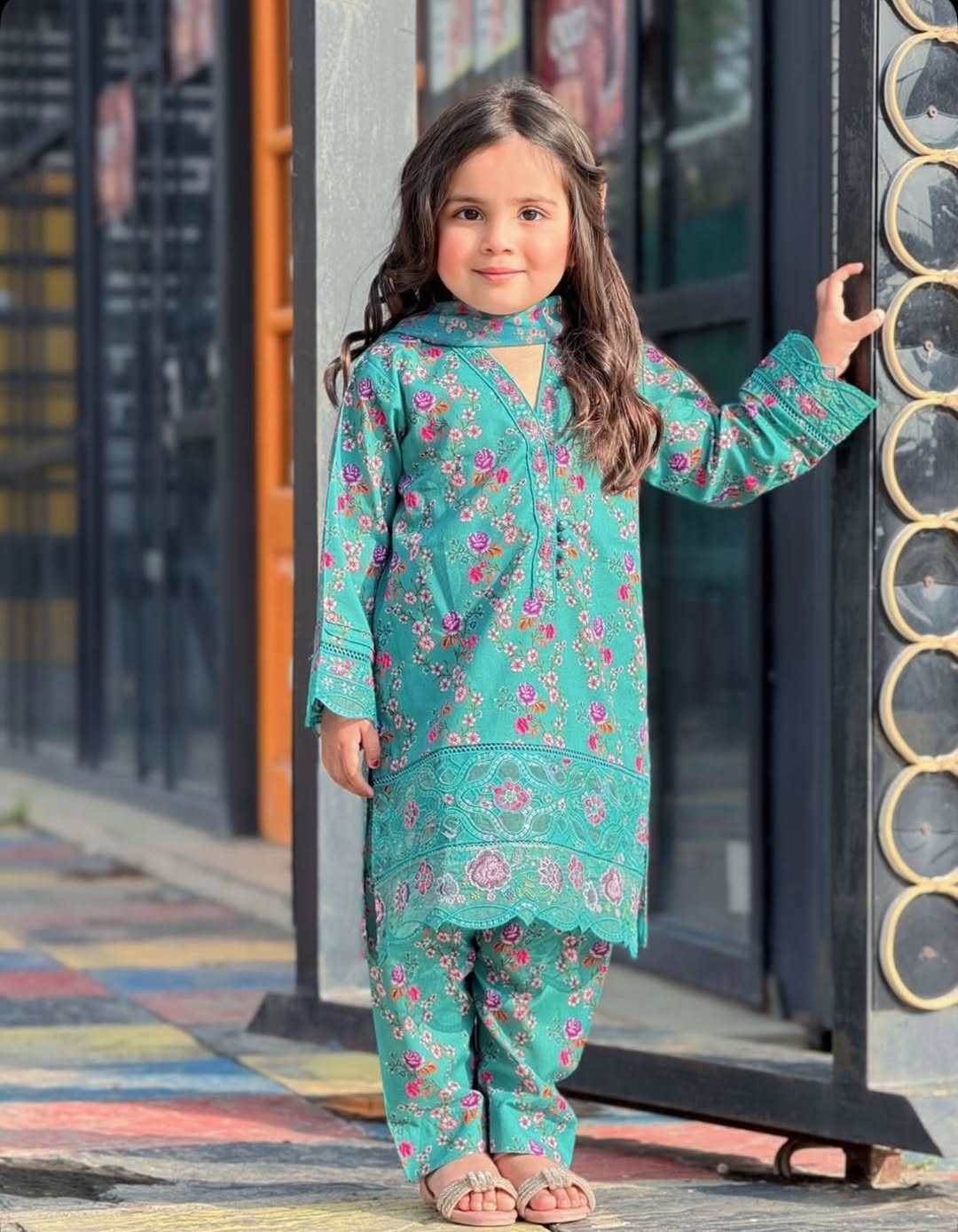 Zara Floral Ethnic Set