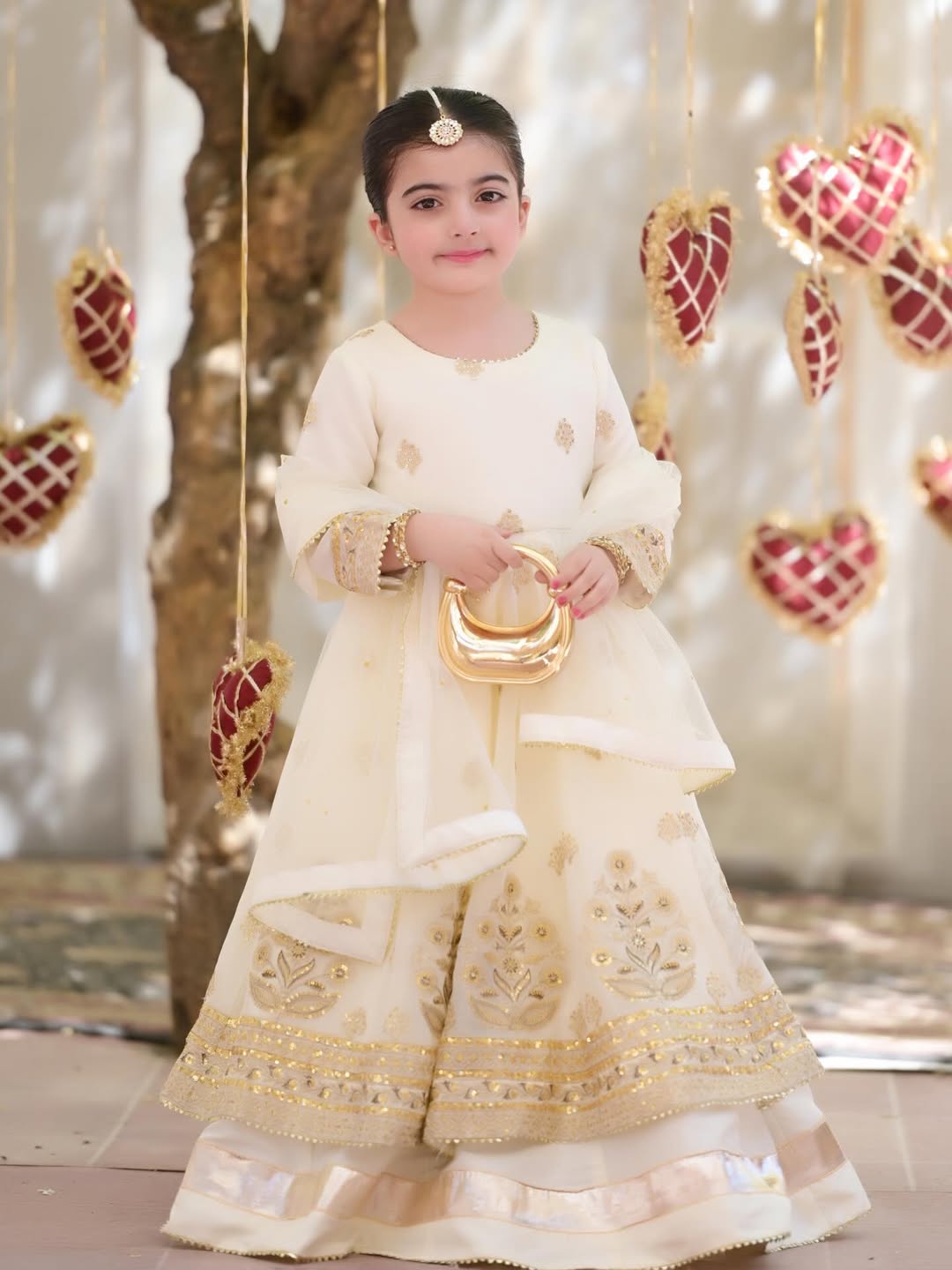 Myra Cream Royal Lehenga