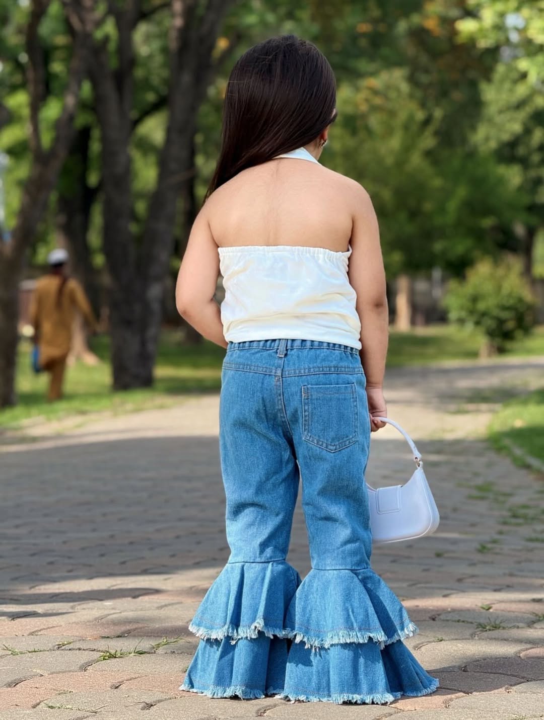 Chic Little Diva Flared Denim Set
