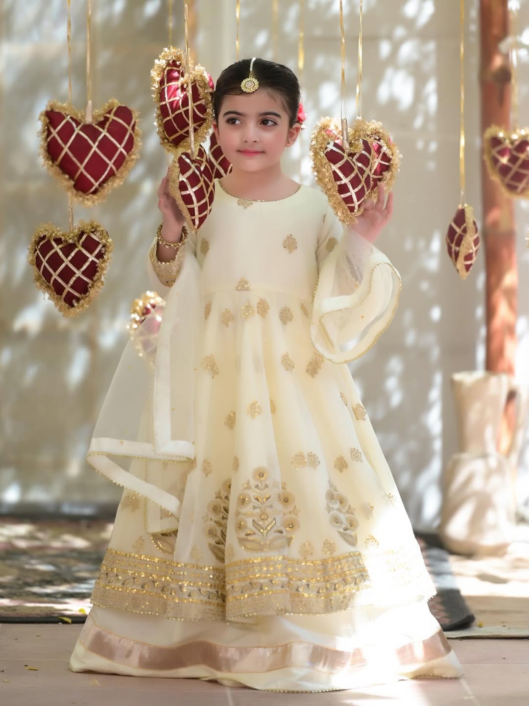 Myra Cream Royal Lehenga