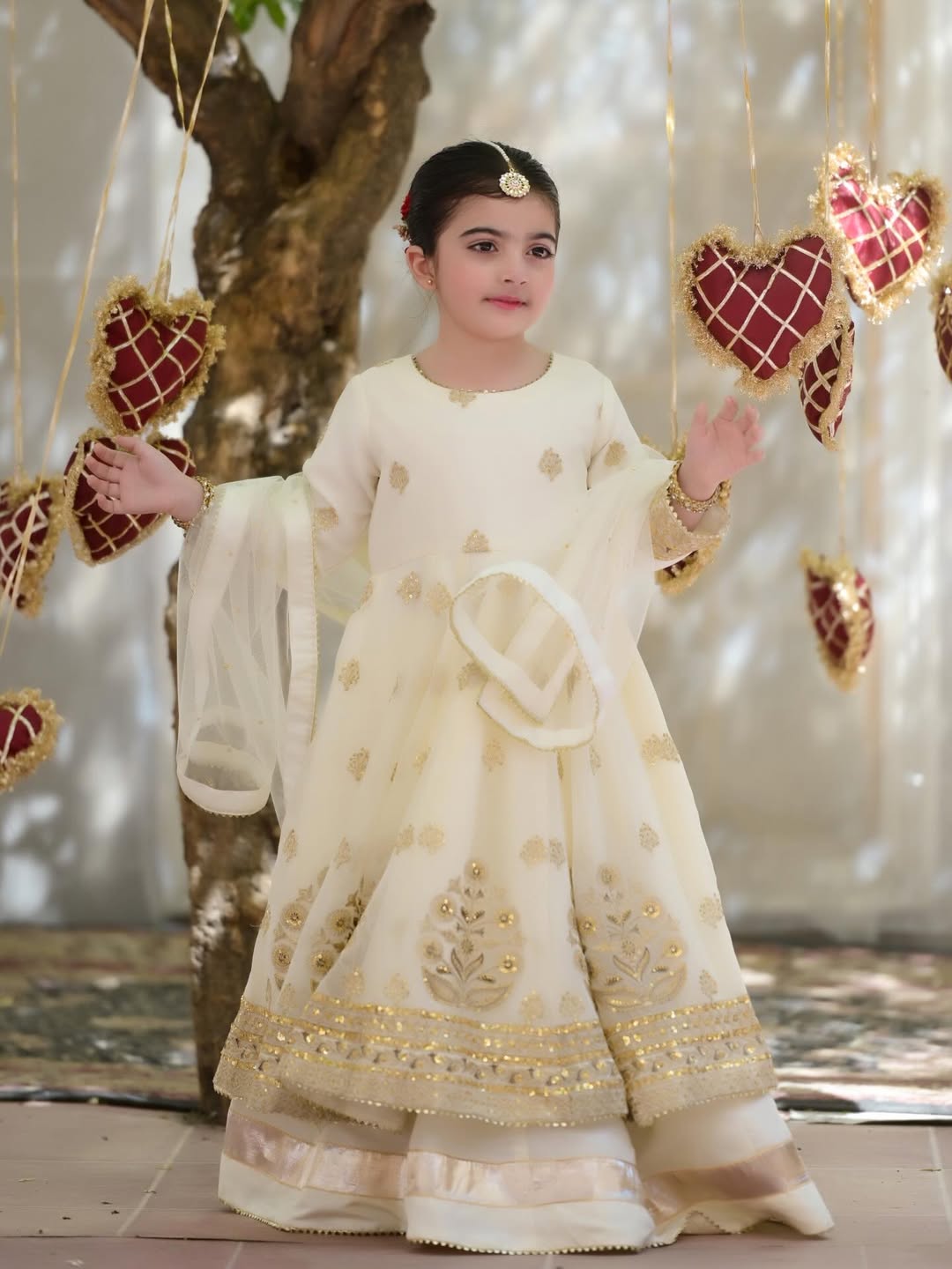Myra Cream Royal Lehenga
