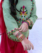 Daisy Mehendi Bloom Kids Sharara Set