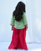 Daisy Mehendi Bloom Kids Sharara Set