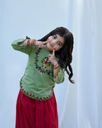 Daisy Mehendi Bloom Kids Sharara Set