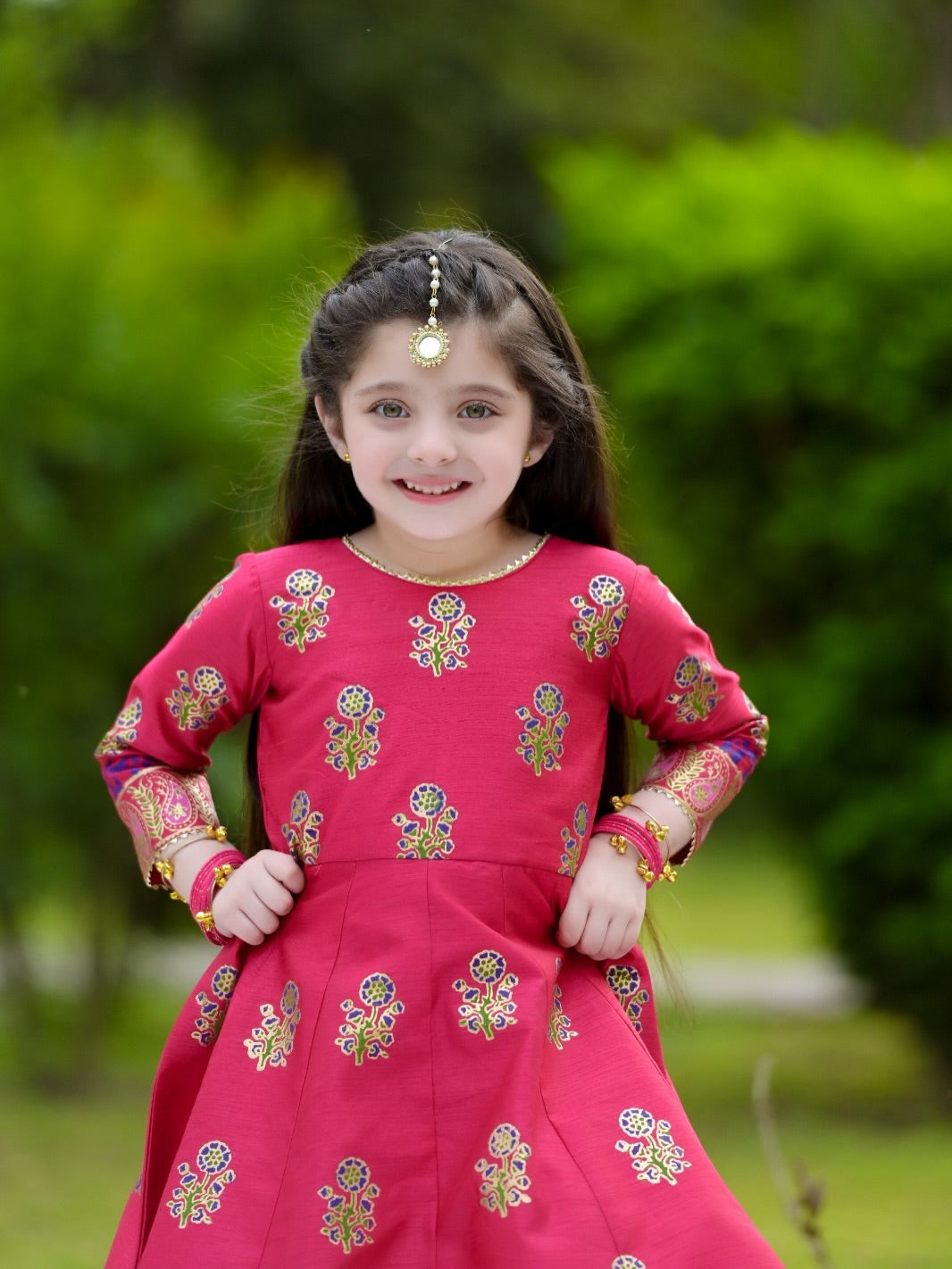 Saanvi Pink Lehenga Set