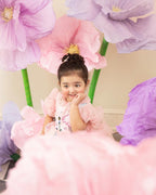 Little Fairy Blossom Designer Party Gown