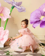 Little Fairy Blossom Designer Party Gown