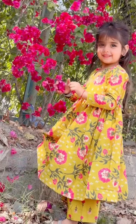 Vihana Yellow Sunshine Anarkali