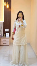 Noore Ivory Farshi Suit Set