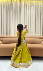 Rajkumari Pista Green Traditional Lehenga Choli